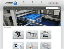 Tablet Screenshot of genpack.com